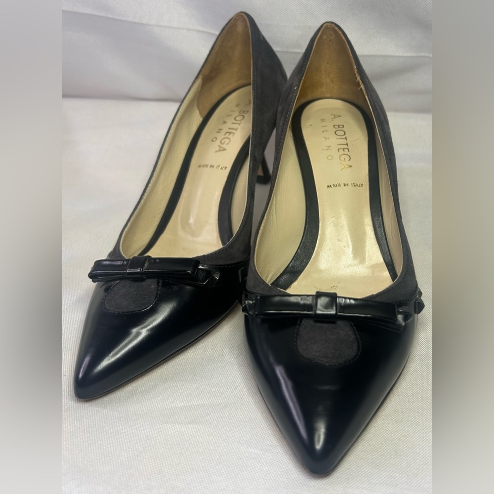 A. Bottega Milano kitten heels
